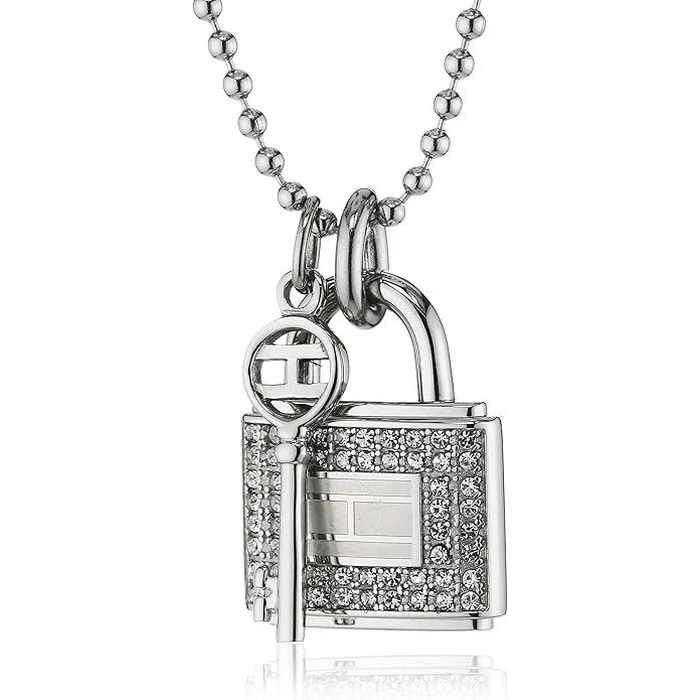 Γυναικείο Κολιέ Tommy Hilfiger 2700423 (50cm) από Ατσάλι Grey