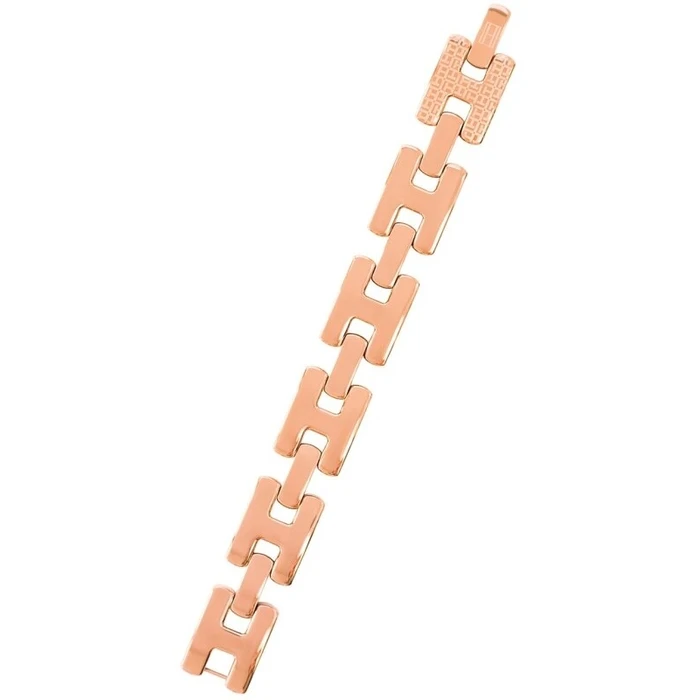 Γυναικείο Βραχιόλι Tommy Hilfiger 2700662 (25cm) από Ατσάλι Pink