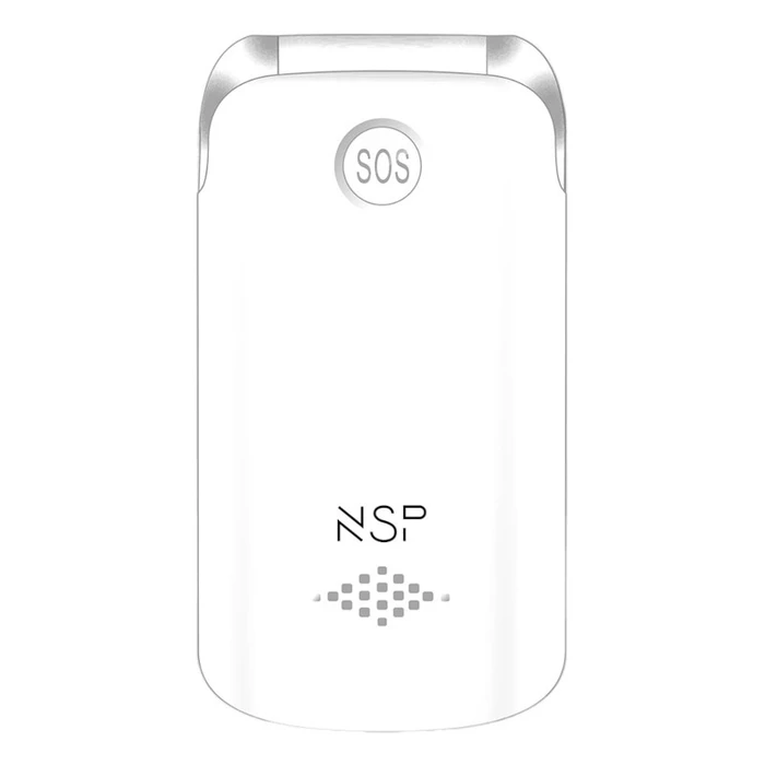 Κινητό Τηλέφωνο Flip 2g Με Πλήκτρα NSP 2700DS (8353000) Λευκό