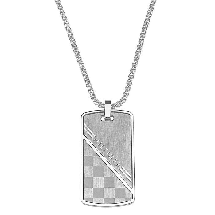 Ανδρικό Κολιέ Tommy Hilfiger 2701080 (60cm) από Ατσάλι Grey
