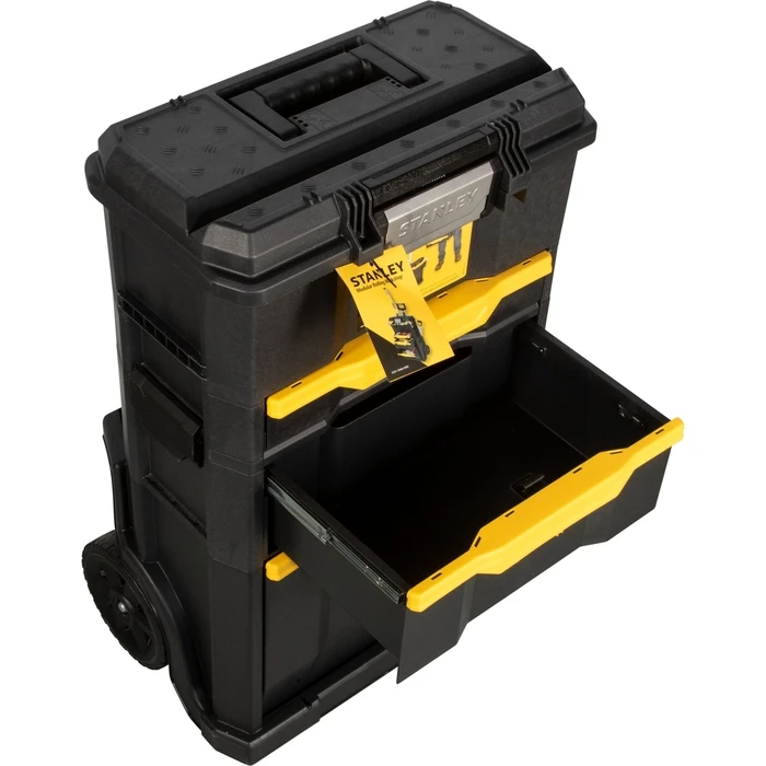 Stanley Rolling Plastic Workshop / Toolbox 2-in-1 STST1-70344 (48.8 x 34.7 x 77.8 cm)