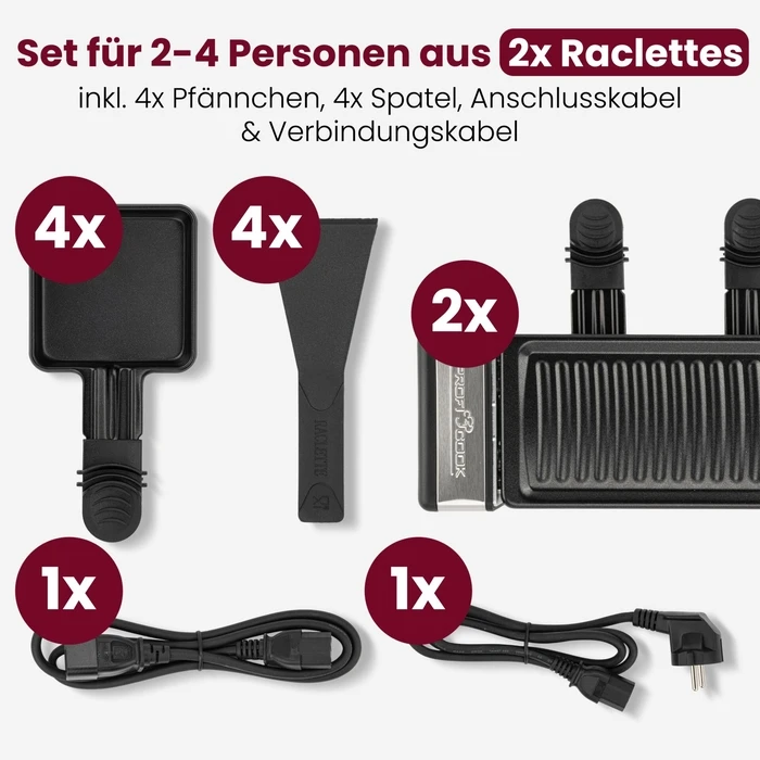 Profi Cook PC-RG 1324 Raclette Grill 700W (Plate 20x10 cm)