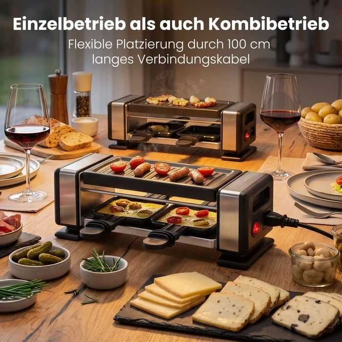 Profi Cook PC-RG 1324 Raclette Grill 700W (Plate 20x10 cm)