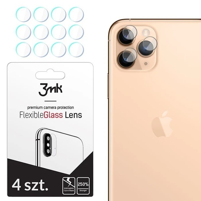 3MK Lens Protection Apple iPhone 11 Pro/11 Pro Max [4 PACK]