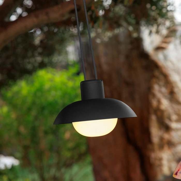 NewGarden SYROS BATTERY cordless battery hanging pendant light, grey