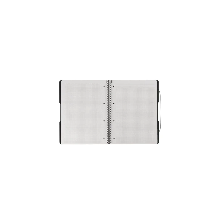 Herlitz Spiralblock "to go" PP-εξώφυλλο A4 80 φύλλα αδιαφανές μαύρο
