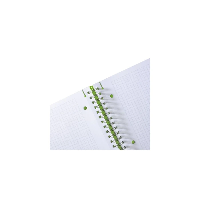 Herlitz Spiralblock "to go" PP-Cover A4, 80 sheets, opaque, apple green