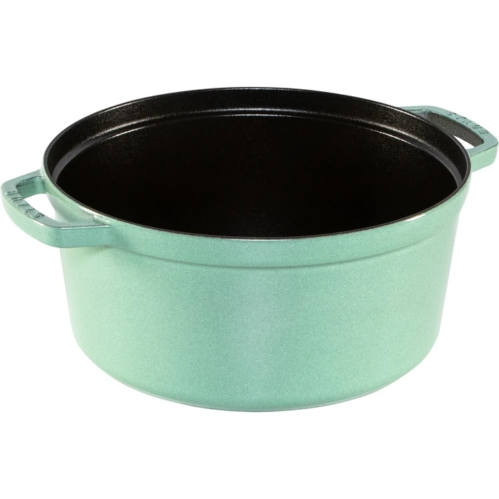 Staub La Cocotte 28cm Round Cast Iron Cocotte, Sage - Zwilling J.A. Henckels (MPN 1008704)