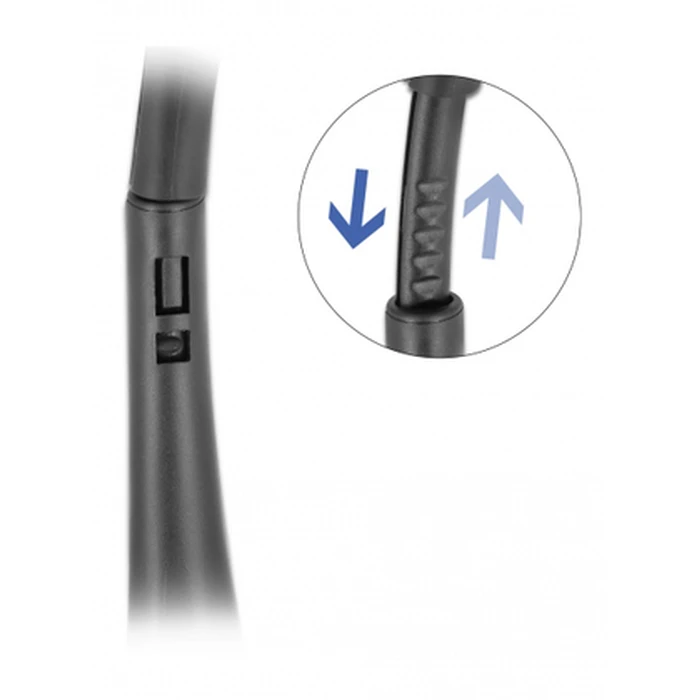 Multimedia Headsets Delock με μικρόφωνο 27178, stereo, USB, volume control, μαύρα