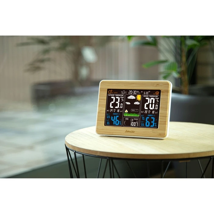 Alecto WS-1560 Ασύρματος Μετεωρολογικός Σταθμός με Ασύρματο Αισθητήρα (Bamboo)