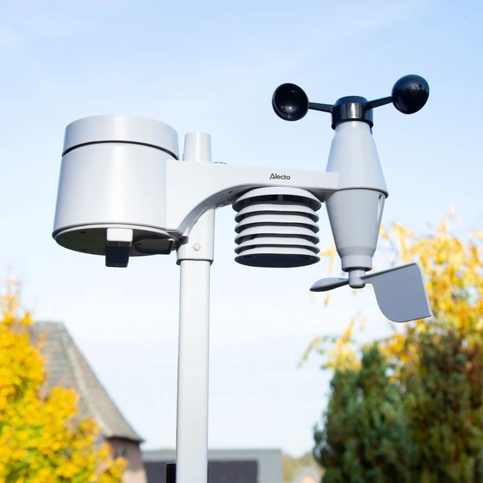 Alecto WS-4800 Professional Weather Station with Wireless Sensor - White