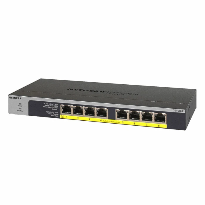 Network Switch Netgear GS108LP-100EUS RJ-45