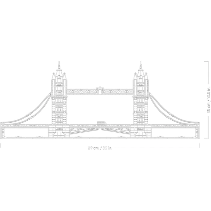 LEGO Architecture Tower Bridge 21067 - 3745 τεμάχια, 18+