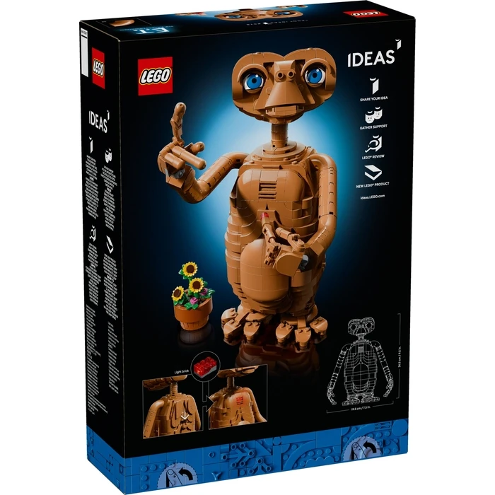 LEGO Ideas 21370 E.T. the Extra-Terrestrial – 1226 pcs, 18+