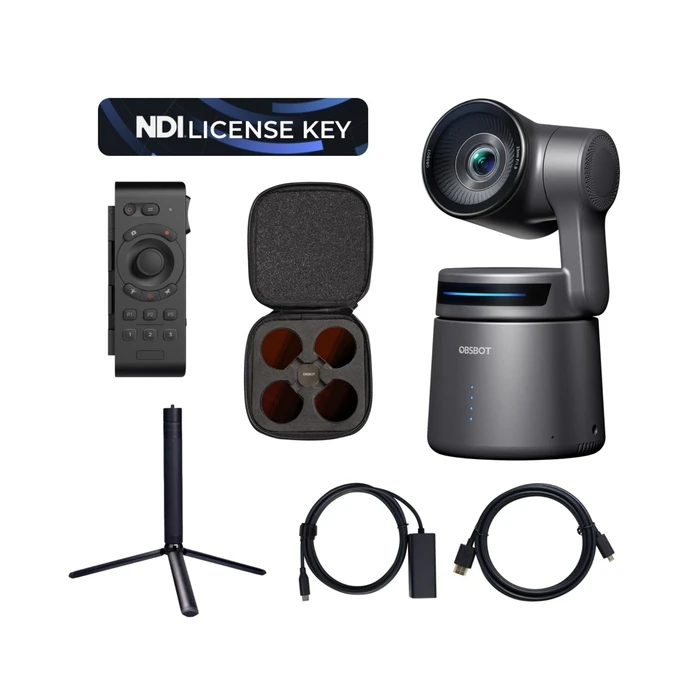 OBSBOT Tail Air PowerUp Combo with NDI, 4K Conference Camera