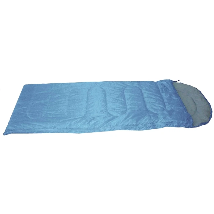 Campus Sleeping Bag FOX II Blue 220x95cm with Pillow