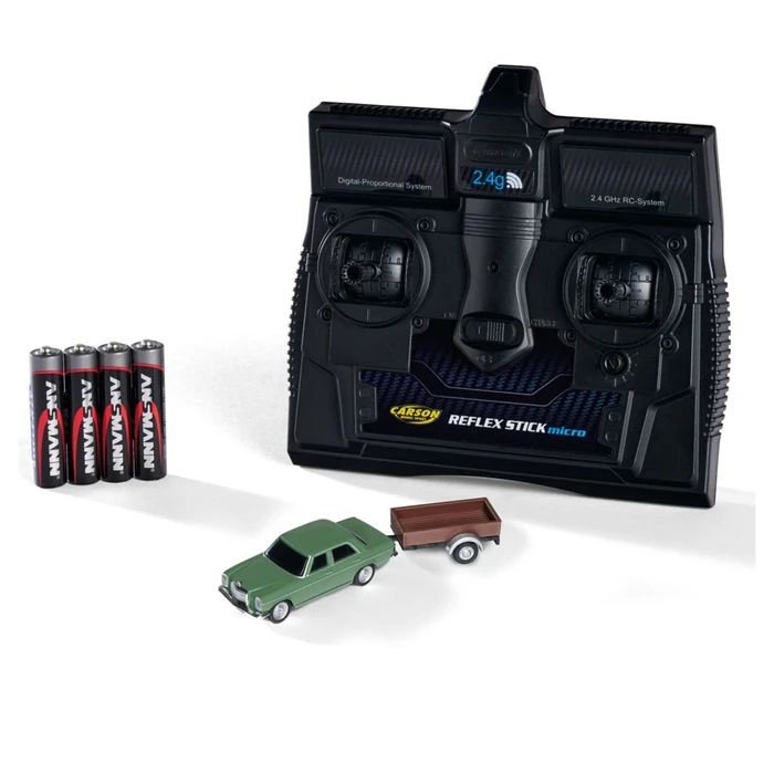 Carson 1:87 M‑B 200/8 incl. Trailer 2.4G 100% RTR — Green