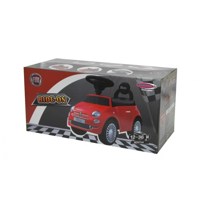 Jamara Push Fiat 500 Ride-On Car, Blue, 12+ months