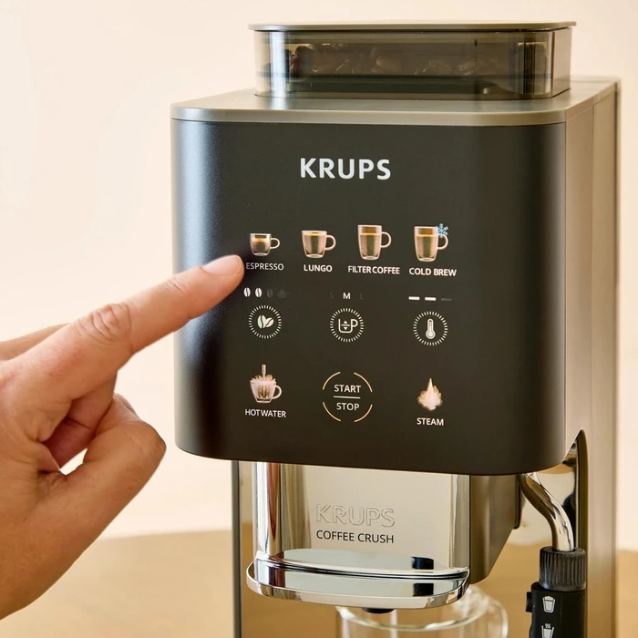 Krups SA403B Coffee Crush Experience - Μηχανή Espresso (Ultra Slim)