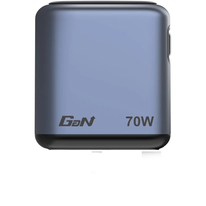 Verbatim Mini GaN Charger 70W with Retractable USB-C Cable & Display (MPN 32059)