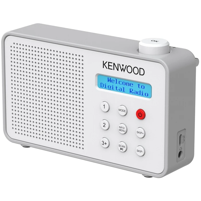 Kenwood CR-M25DAB Φορητό Ραδιόφωνο DAB+ Λευκό
