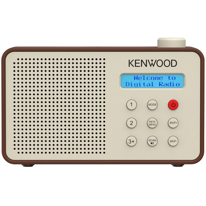 Kenwood CR-M25DAB Portable DAB+ Radio / CD Mini Hi-Fi System Brown
