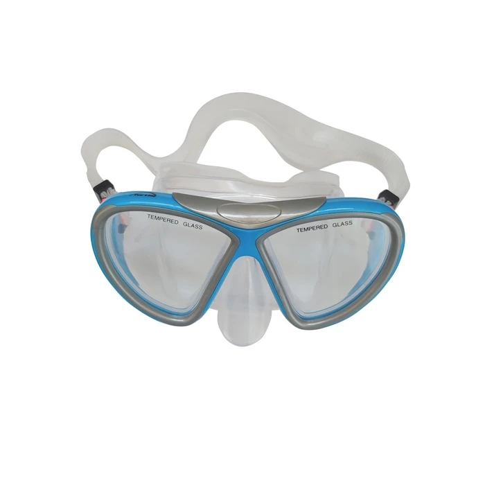 Fortis Adult PVC Swimming Mask - Blue