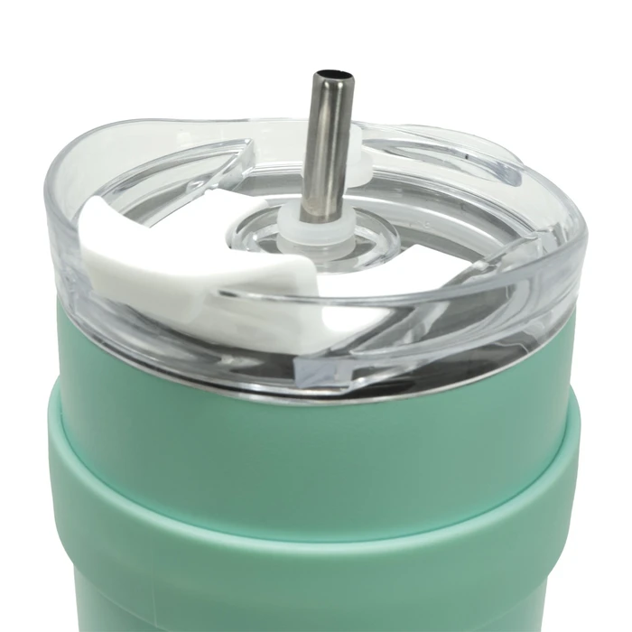 Jocca Θερμός Μπουκάλι Ανοξείδωτο 1.2L Green με Λαβή, Επιστόμιο και Καλαμάκι J-2752