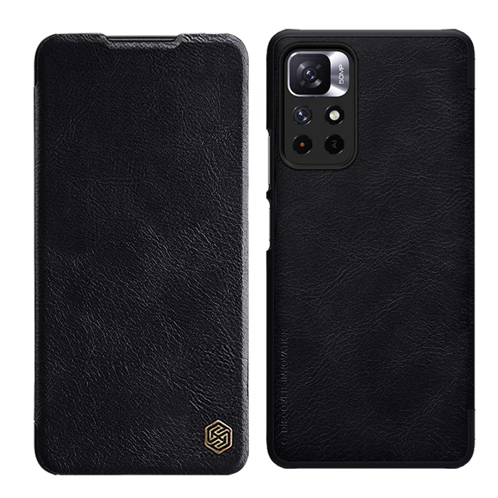 Nillkin Qin Xiaomi Redmi Note 11T 5G/Poco M4 Pro 5G black