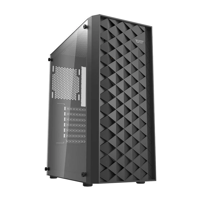 Darkflash DK351 Gaming Mid Tower PC Case with Side Window - Black