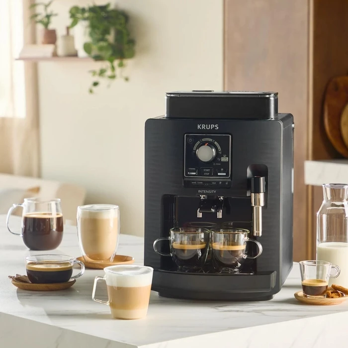 Krups EA 5008 E Intensity UP Automatic Espresso Machine 15 bar with Grinder & Steam Wand 1.7 L