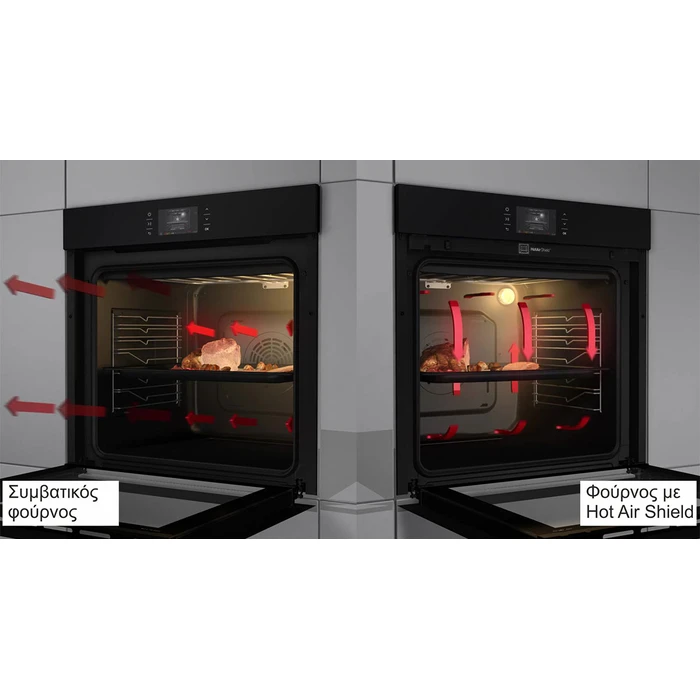 Φούρνος Morris MOF-64575 Black Εντοιχιζόμενος