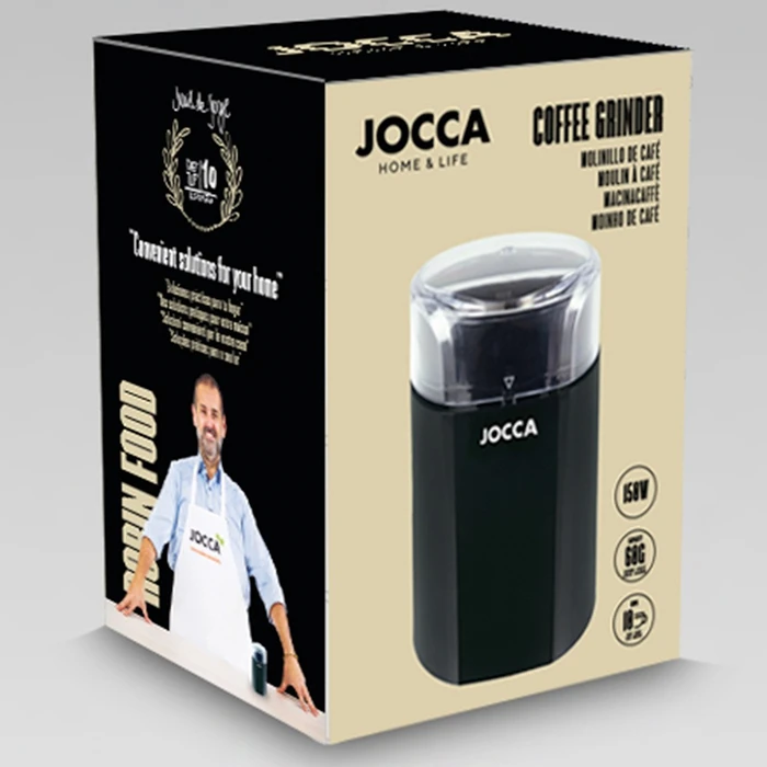 Jocca J-2769 Electric Coffee Grinder 60g Black