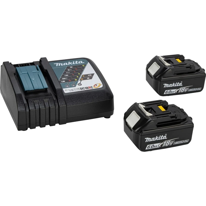 Makita DHR243JWX2 Σφυρί-Πολυεργαλείο Μπαταρίας SDS-Plus 18V (2x 6.0Ah) με Φορτιστή και Βαλίτσα Makpac