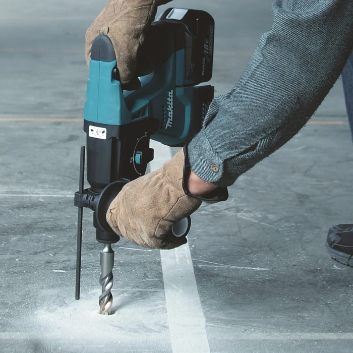 Makita DHR243JWX2 Σφυρί-Πολυεργαλείο Μπαταρίας SDS-Plus 18V (2x 6.0Ah) με Φορτιστή και Βαλίτσα Makpac
