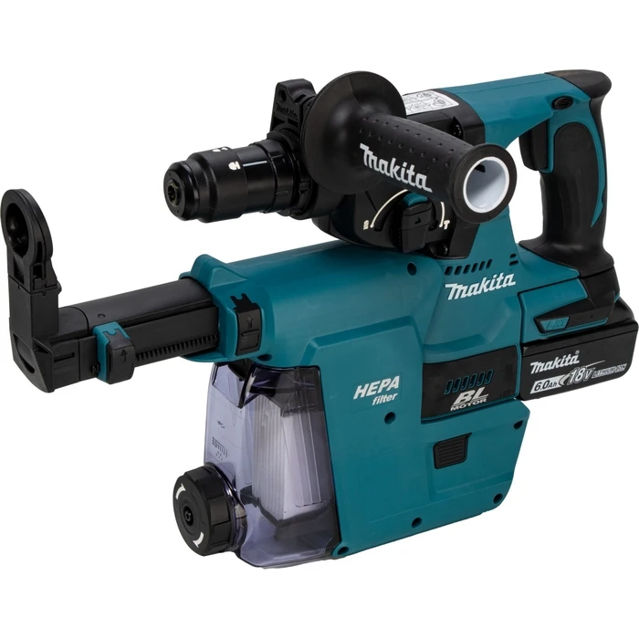 Makita DHR243JWX2 Σφυρί-Πολυεργαλείο Μπαταρίας SDS-Plus 18V (2x 6.0Ah) με Φορτιστή και Βαλίτσα Makpac