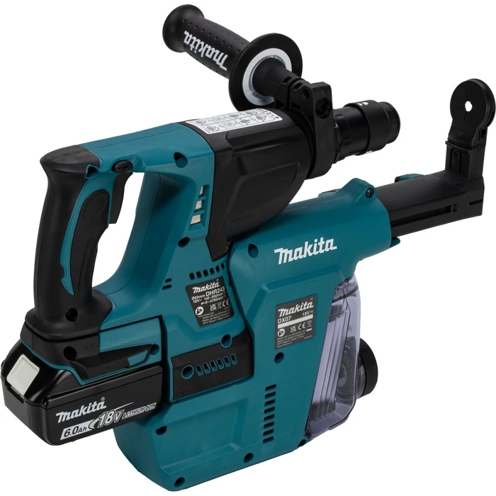 Makita DHR243JWX2 Σφυρί-Πολυεργαλείο Μπαταρίας SDS-Plus 18V (2x 6.0Ah) με Φορτιστή και Βαλίτσα Makpac