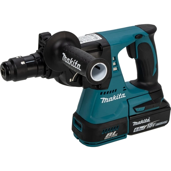 Makita DHR243JWX2 Σφυρί-Πολυεργαλείο Μπαταρίας SDS-Plus 18V (2x 6.0Ah) με Φορτιστή και Βαλίτσα Makpac