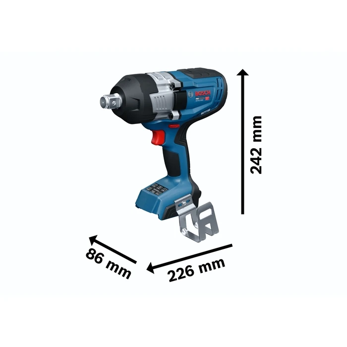 Bosch GDS18V-1600H (solo, L) Cordless Impact Wrench / Cordless Impact Screwdriver, 18 V, 3/4" drive, 1600 Nm