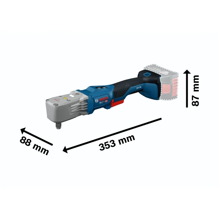 Bosch Professional PRO GRS18V-330 (solo, L) Επαναφορτιζόμενος γωνιακός κρουστικός κατσαβιδολόγος 18V (χωρίς μπαταρία)