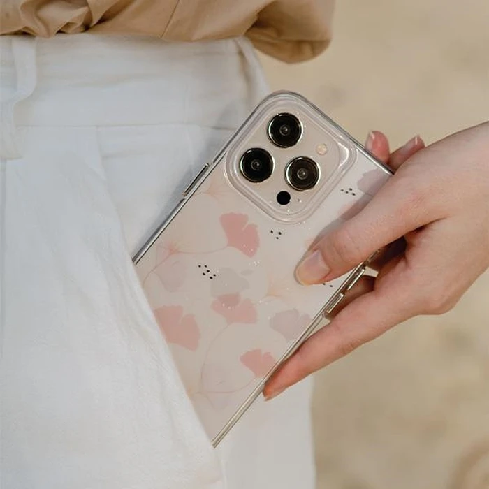 UNIQ Coehl Meadow Apple iPhone 14 Pro spring pink