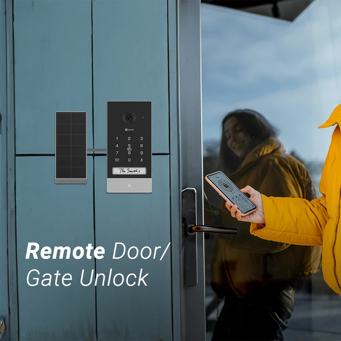 Θυροτηλεόραση Ezviz Wi-Fi Doorphone EP7 Kit with solar Panel