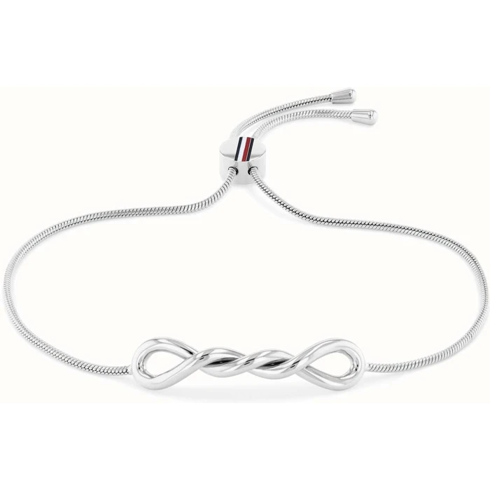 Tommy Hilfiger Women's Stainless Steel Chain Bracelet with Grey Accent - 19 cm (Model 2780711)