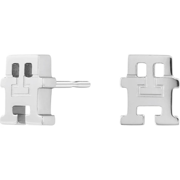 Γυναικεία Σκουλαρίκια Tommy Hilfiger 2780724 (1cm) από Ατσάλι Grey