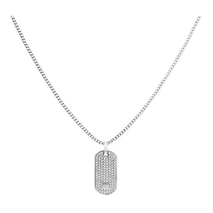 Tommy Hilfiger Women's Stainless Steel Necklace with Grey Zircon 2780860