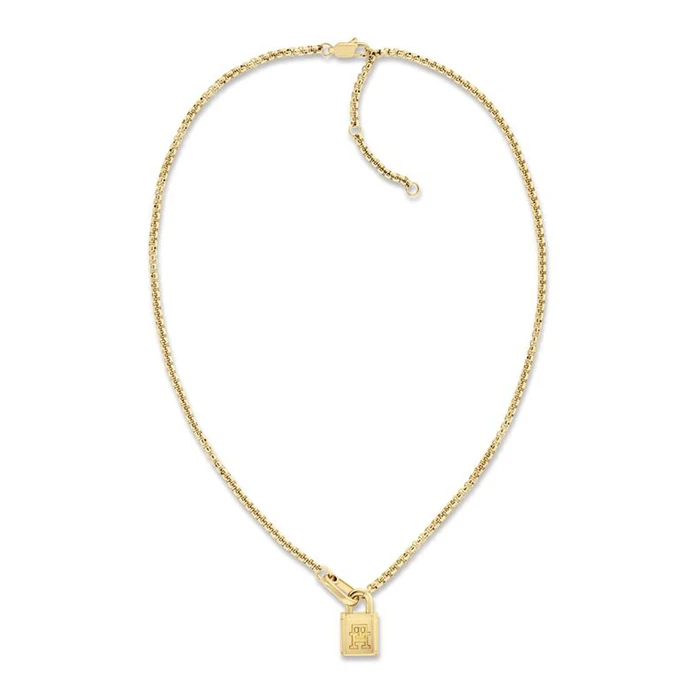 Tommy Hilfiger Women's Necklace American Icon 2780941 (41-46 cm) - Stainless Steel Gold-tone