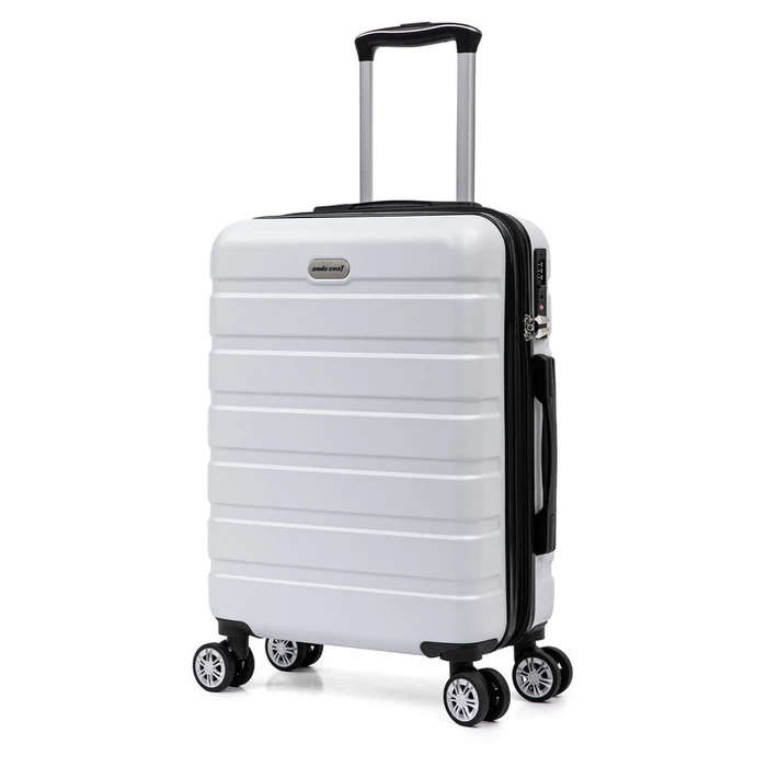 ANDA SEAT LG2 Grey Cabin Luggage 55x40x20 cm (TSA Lock, Expandable)