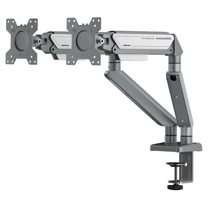 Βάση Monitor Anda Seat ARM / A6D-2S Silver White Dual, Weight Capacity (per Screen): 2-9kg