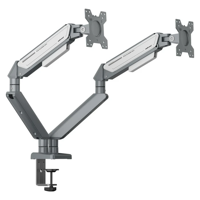 Βάση Monitor Anda Seat ARM / A6D-2S Silver White Dual, Weight Capacity (per Screen): 2-9kg