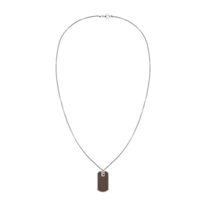 Ανδρικό Κολιέ Tommy Hilfiger 2790431 (59cm) από Ατσάλι Grey